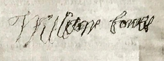 William's signature